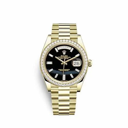 Rolex Day-Date 40 Yellow Gold - Diamond / Onyx 228348RBR-0039 (M228348RBR-0039)